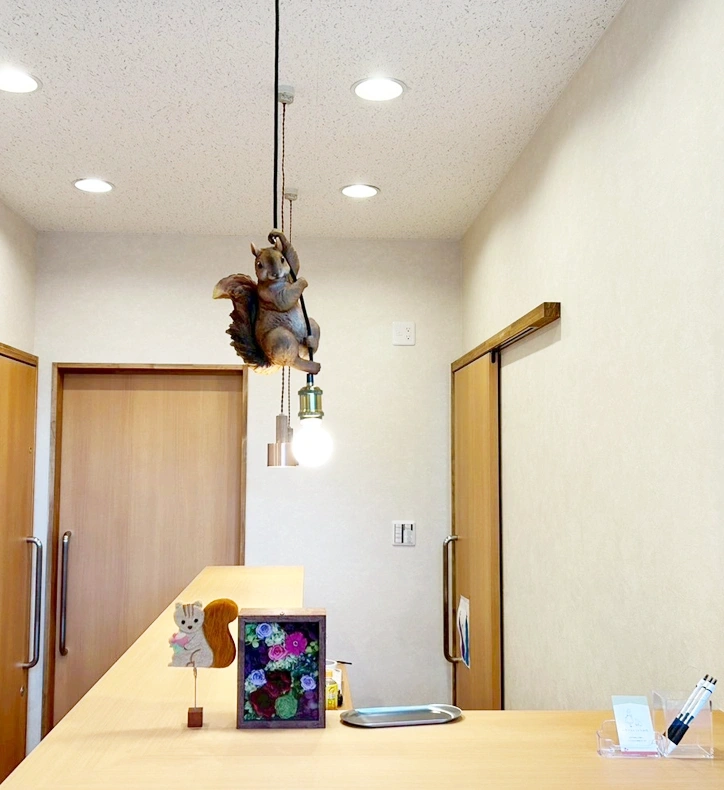 受付カウンター